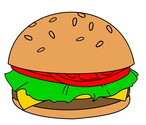 Free Veggie Burger Cliparts, Download Free Veggie Burger Cliparts png ...