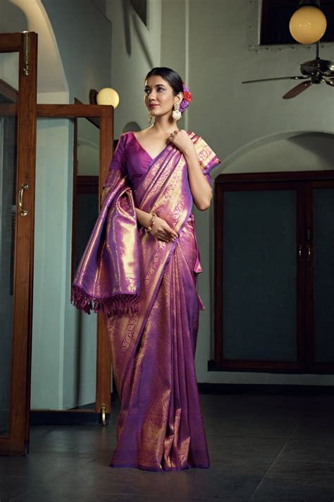 Kanjivaram Sarees Online | Designer Kanjivaram Sarees – House of Vardha