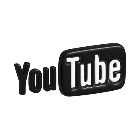 3d lcon logo de Youtube 21100506 PNG