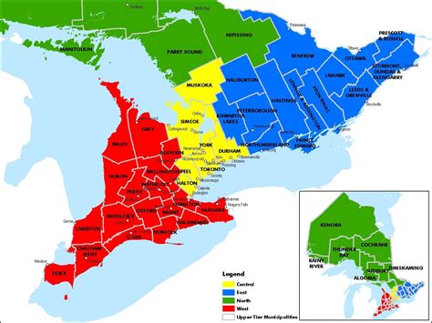 Map of Ontario | Ontario map, Map, Ontario