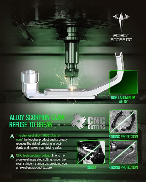 Buy Motorcycle Lever Guards | POISON SCORPION Clutch Brake Handlebar ...