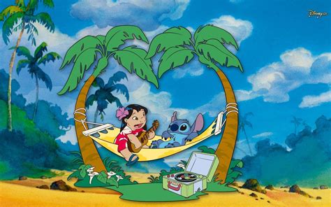 Lilo And Stitch Beach Scene
