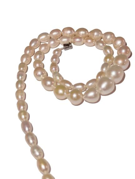 Buy 7clouds Attractive Real Freshwater Pearl Necklace For Women Girls ...