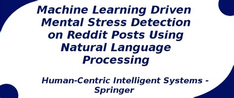 Machine Learning Driven Mental Stress Detection | S-Logix