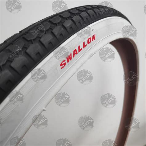 Jual Ban Luar Sepeda 26 x 1.75 (42-559) HITAM PUTIH. SWALLOW DELI TIRE ...
