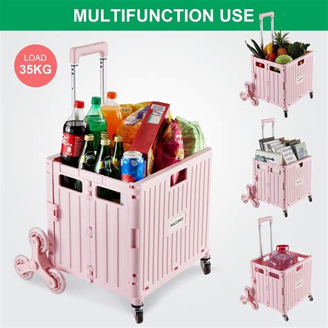 MACOPRO Foldable Utility Cart with Stair Climbing Wheels, India | Ubuy