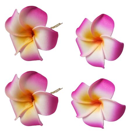 LYF5STAR Hawaii Plumeria Artificial Champa Foam Flower Juda Hair Pin ...
