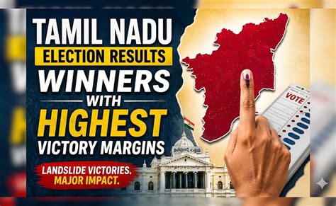 Tamil Nadu election results: One vote to 98,000-vote sweeps, here's a ...