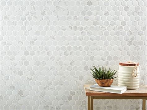 Floor & Decor | San Giorgio Marble Art Hexagon Ceramic Mosaic