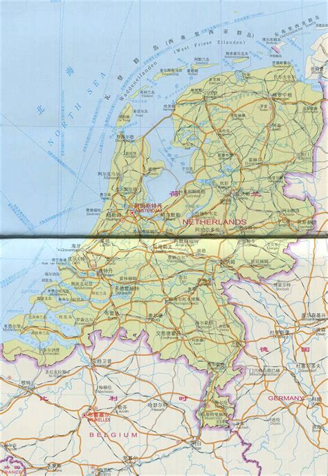 荷兰地图高清版可放大,荷兰城市,荷兰(第3页)_大山谷图库