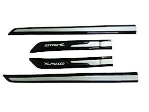 SPEEDOZ Stylist ABS Premium Car Side Beading/Side Garnish Black with ...