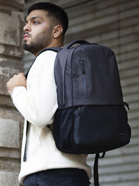 Buy Vogue 26 Litre Dark Grey Laptop Backpack with USB Charger Port Bag ...