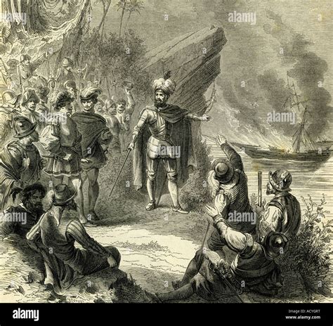 Cortes, Hernan, 1485 - 2.12.1547, Spanish conquistador, conquest of ...