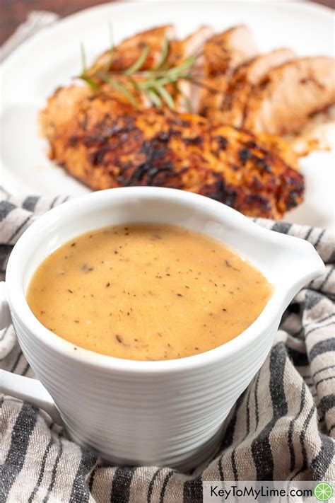 BEST Turkey Gravy Without Drippings Recipe {VIDEO} - Key To My Lime