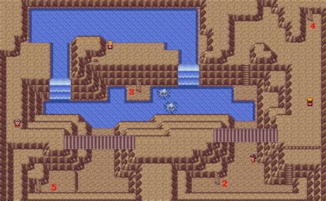Pokemon Ruby, Sapphire and Emerald :: Map of Victory Road