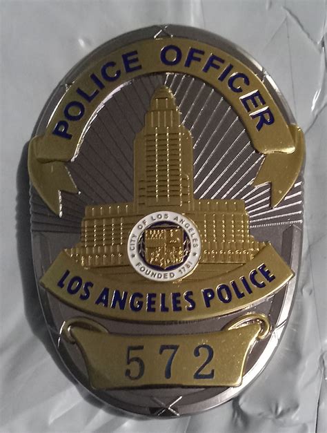 Lapd Detective Badge Replica LAPD BADGE, Wood Badge, Los Angeles
