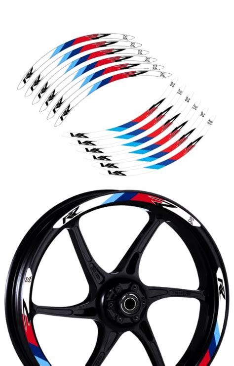 Grayfixx Premium Radium Alloy Wheel Sticker of Universal Motorbikes ...