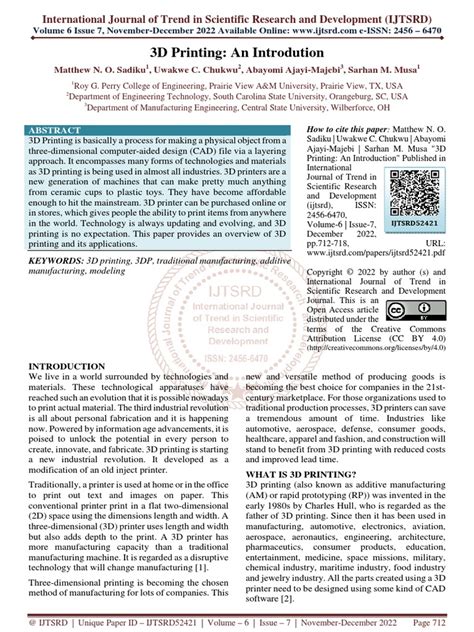 Image result for Over View of 3D Printing