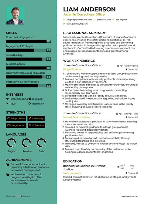 10+ Juvenile Correctional Officer Resume Samples & Templates for 2025