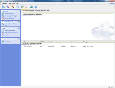 Image result for Acronis Snap Deploy Bootable