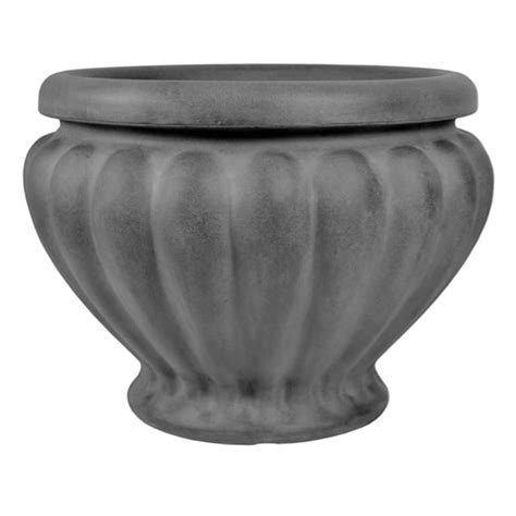 Providence Black Fluted Urn Planter, Extra Large | At Home