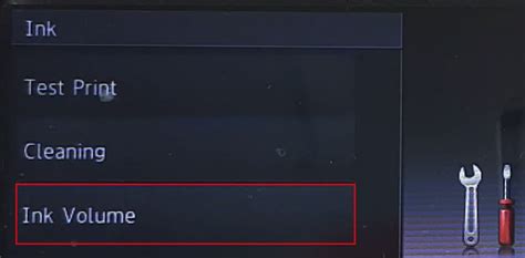 Image result for Brother Printer Ink Levels