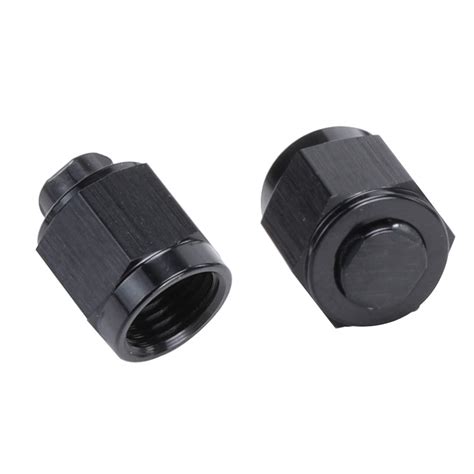 8AN Female Flare Cap Fitting For AN 8 Male Fitting Aluminum Fuel Oil ...
