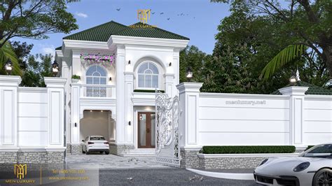 Home Design - Exterior Design - Neo Classical Style Villa - ML - Villa ...