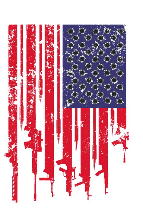 gevär pistol flagga, amerikan flagga, kula hål, pistol 23522745 PNG