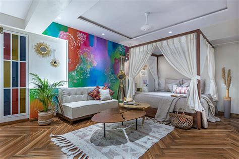 A simple yet stunning Bohemian style bedroom | Goodhomes.co.in