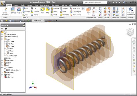 Image result for SolidWorks Tapered Spring Design