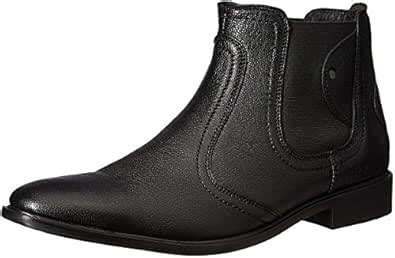 Buy Red Chief Men's Black Leather Formal Shoes - 8 UK/India (42 EU ...