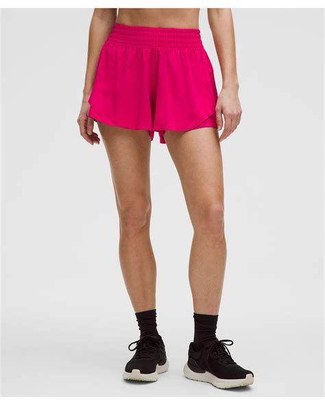 lululemon Shake It Out High-Rise Running Shorts 2.5" in Pink | Lyst