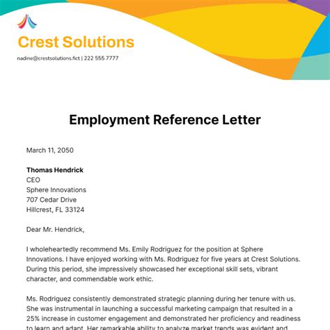 Image result for Job Reference Examples
