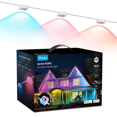 Smart Permanent Outdoor Lights MOES Tuya WiFi Smart Eaves String LED ...