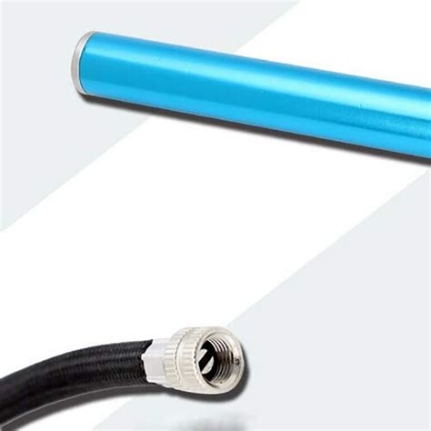 Buy Bike Hand Pump with Gauge, Bicycle Pump with High Pressure Meter ...