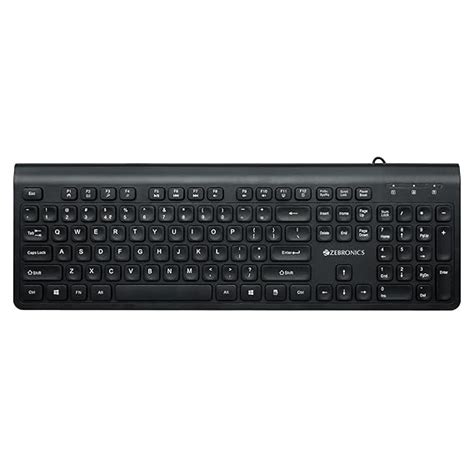 Amazon.in: Buy ZEBRONICS K51 Wired Keyboard with 105 Keys, 1.3m Cable ...