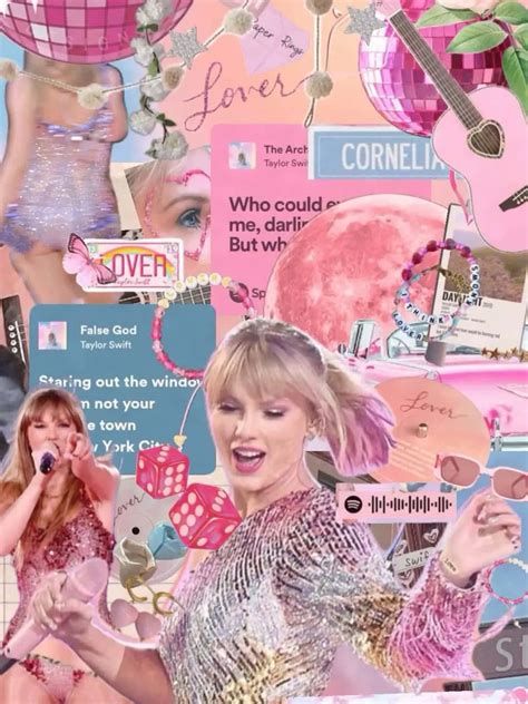 Download Taylor Swift Lover Collage Wallpaper | Wallpapers.com