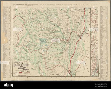 Map of the catskill mountains hi-res stock photography and images - Alamy
