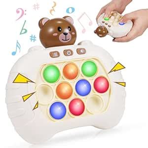 Buy Pop Fidgets Kids Games Toys: Colorful Light Up Fast Push Bubble ...