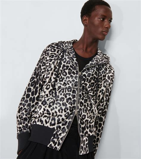 Tom Ford - Leopard-print velour hoodie TOM FORD