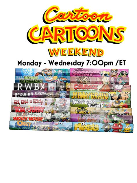 Image result for Cartoon Cartoon Weekend