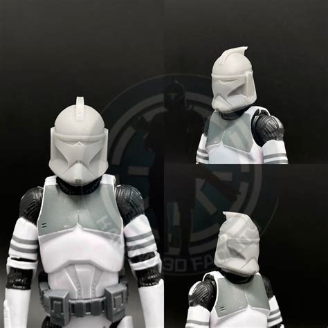 Buy 1:12 BARC Phase One Clone Trooper Helmet for Black Series 6inch ...