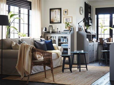 A comfy and functional living room bedroom combo - IKEA