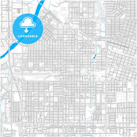 Bakersfield City Street Map Bakersfield Zip Code Map GIS Geography