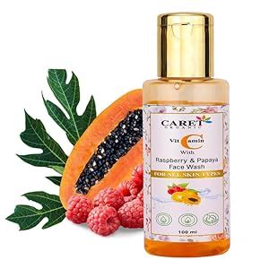 Caret Organic Vitamin C Respberry & Papaya Face Wash | Deep Clean Pores ...