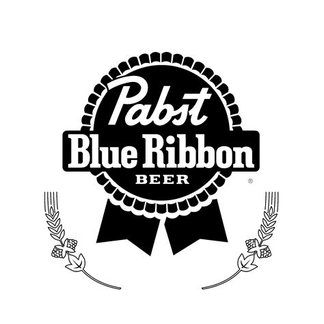 Pabst Blue Ribbon Logo PNG Transparent & SVG Vector - Freebie Supply