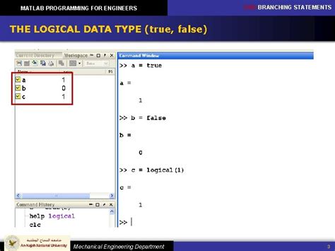 Image result for Logical Statements MATLAB