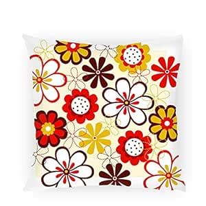 Buy CEAREY Pillow Cover| Beautiful Flower Pattern Print 45 cm Twin ...