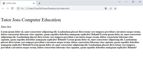 Exploring Font Properties in CSS: Styling Text with Font-Family, Size ...
